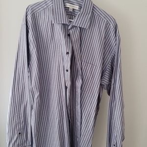 Pronto Uomo striped dress shirt 2xlt.
